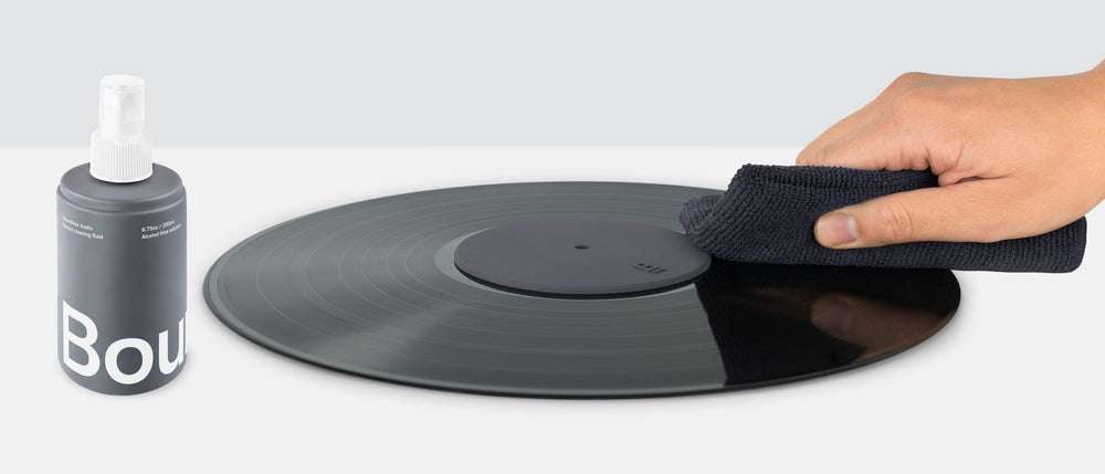 Record Cleaner Solution, Cloth & Label Protector Boundless Audio