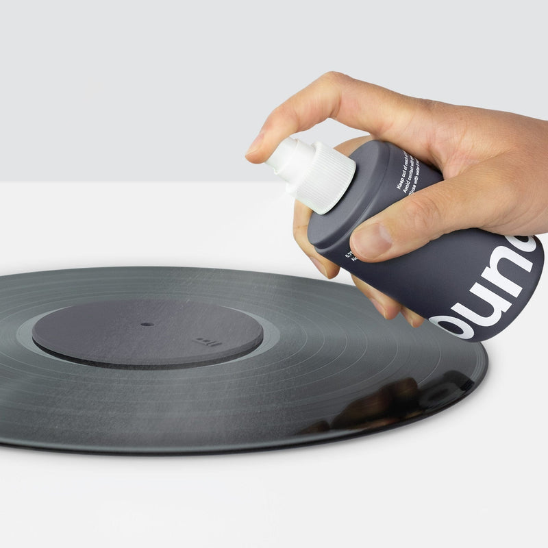  Boundless Audio Solución de limpieza de discos – Líquido  limpiador de discos de vinilo de 6.75 onzas, paño limpiador de vinilo y  protector de etiquetas de registro, kit de limpieza de